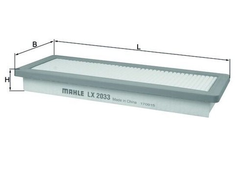 Air filter mahle 2033 for - mahle,