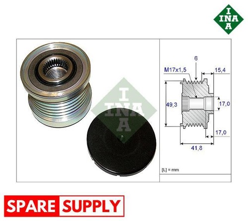 Alternator freewheel clutch - freewheel,