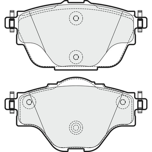 Brake pads set - for, citroen