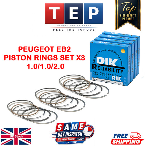 Piston rings std 50mm - rings, 75.50mm