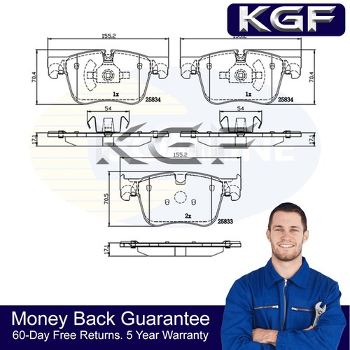 Kgf front brake - front, pads