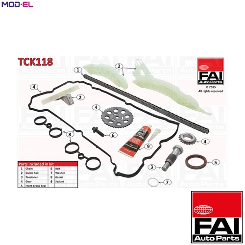 Timing chain kit tck118 - chain,