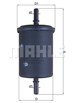 Mahle 248 fuel filter - mahle,