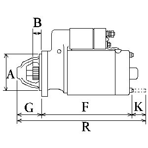 Cargo 032 116 - 116, starter