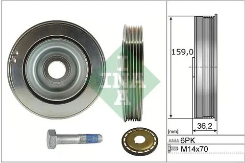 Crankshaft pulley with