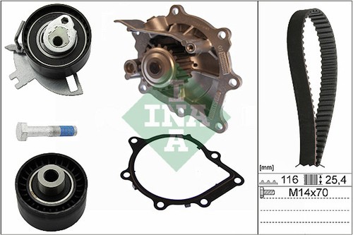 Water pump timing belt - &,
