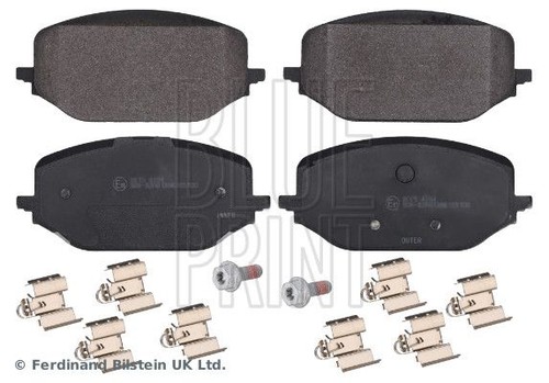 Front brake pad set fits - front,