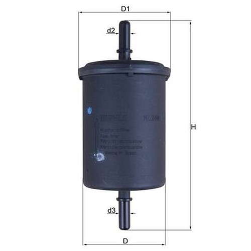 Fuel filter kl248 mahle - fuel,