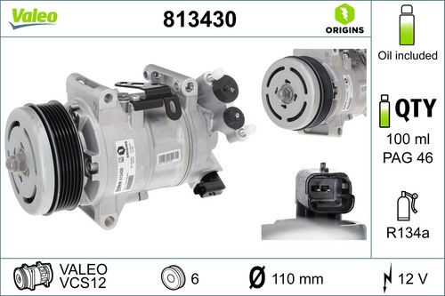 Valeo 813430 compressor - 813430,